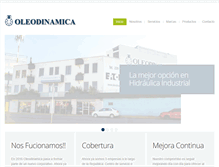 Tablet Screenshot of oleodinamicapue.com